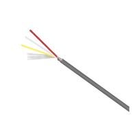 filo elettrico, Cavo audio schermato in PVC multipolare UL2547 grigio 1-10 m 300 V/80 C in rame stagnato multipolare AWG(22awg-3cores,10m)