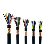 filo elettrico, Cavo for altoparlanti, cavo audio, schermato 0,3-1,5 mm, 6-12 pin, metri, filo elettrico conduttore in rame(1mm,7pin)