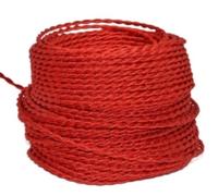 filo elettrico, Cavo for lampada a sospensione, cavo for 2 * 0,75 mm, manicotto in tessuto intrecciato, rame multicolore, diverse dimensioni(Red,5m 2X0.75)