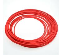 filo elettrico, Cavo for lampada a sospensione, cavo for illuminazione, canalina vintage a 2 conduttori, 18 AWG, flessibile, in tessuto intrecciato, multicolore, diverse misure(Red,5 Meter)