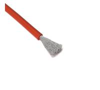 filo elettrico, Cavo for pannelli solari con batteria da 1 metro, filo in silicone flessibile e morbido, cavi elettrici resistenti al calore, connettore 30 AWG a 20(Red 1meter,26AWG)