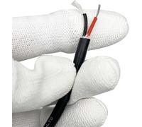 filo elettrico, Cavo in silicone extra morbido con guaina informativa a 2 fili, cavo resistente alle alte temperature, connettore for di alimentazione in multipolare(2core 0.3mm2 22awg,1meter)