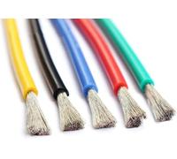 filo elettrico, Cavo in silicone morbido da 10 metri, filo 16 AWG a 12, 13, 14, 30, resistente al calore, for elettronica del suolo(11awg,Green)