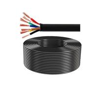 Filo elettrico in rame intrecciato, Cavo di controllo in rame privo ossigeno a 7 conduttori calibro 16(65ft,14awg)