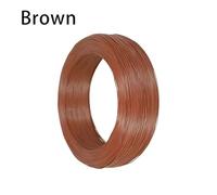 Filo Elettrico,Trefoli per Strisce Cavo elettronico UL1571 20/50M 32 30 28 26 24 22AWG flessibile in PVC isolato in rame stagnato for uso ambientale, cavo fai da te(Brown,20 METERS_30AWG)