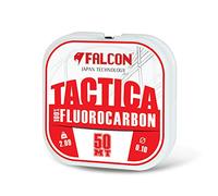 Falcon Tactica FC Pink Fluorocarbon, Filo da Pesca, Rosa Chiaro, 0,10 mm X 50 mt