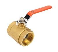Filo femminile DN40 1 a 1/2 pollice, valv a sfera di ottone, ottone valvola a sfera di ricambio, controllo a pressione di pressione per condutture di gas a olio d'acqua, raccordo