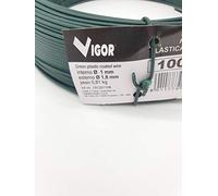 FILO FERRO PLASTICATO VERDE P/LEGATURA MT.100