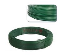 FILO FERRO PLASTIFICATO VERDE LEGATURA RETE RECINZIONI GIARDINAGGIO D.2,7 100 MT
