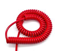 Filo flessibile a spirale PU con nucleo in rame puro | Dimensioni 2 core 3 core Utilizzo: collegamenti di alimentazione(3 Cores)