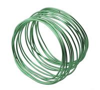 Filo flessibile in alluminio anodizzato progettato specificamente per tecniche di addestramento dei bonsai, tra cui cablaggio e ricablaggio (1 pezzo verde scuro)