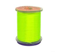 Filo fluorescente 70D per mosca, tipo nylon, 100 m per rotolo, compatibile con supporti standard per la pesca a mosca (verde fluorescente)