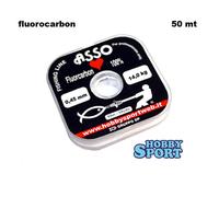 FILO FLUOROCARBON ASSO DI CUORI DIAMETRO 0,45 mm BOBINA 50 mt