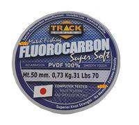 FILO FLUOROCARBON TRACK LINE SUPER SOFT BOBINA 50 MT DIAM. 0,73 MM x TERMINALI
