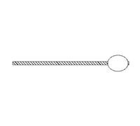 FILO FRIZIONE UNIVERSALE Ø 2,5 MM LUNGHEZZA 2MT TERMINALE ROTONDO