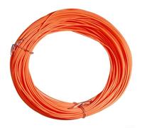 Filo galleggiante da 30 m WF5-WF8 con connettore senza cuciture, robusto materiale PE per un lancio preciso, alta visibilità in colori vivaci (5F arancione)