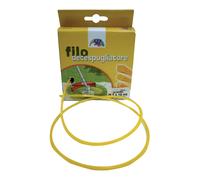 Filo in nylon giallo per decespugliatore tagliabordi sezione tonda Ø 2,4mmx100mt