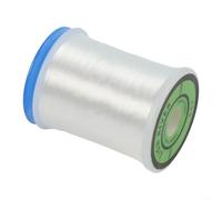 Filo in plastica 75D per la costruzione di mosche, lunghezza 100 m, per pneumatici che necessitano di resistenza alla rottura prevedibile durante gli avvolgimenti stretti (bianco 140D)
