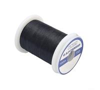 Filo in plastica da 100 m, 75D, per pesca a mosca, per progetti di pesca a mosca che richiedono una bobina regolare e ridurre i grovigli durante la legatura, colore nero