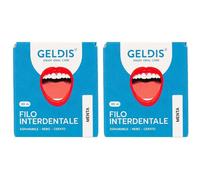 Filo Interdentale Geldis - Menta 2x1 pz Dentifricio
