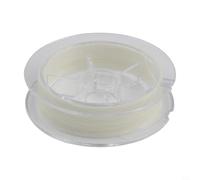 Filo interdentale per pesca a mosca, 0,37 mm x 50 m, luminoso, fosforescente, per corpi e teste di mosca, compatibile con ami #1-#16, bobina di filo di nylon