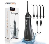 Filo interdentale portatile senza fili F18 irrigatore orale 3 modalità di pulizia detergente dentale ricaricabile impermeabile 4 ugelli gengive pulite