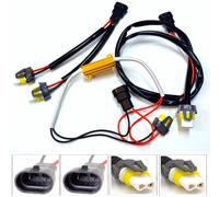 Filo LED Resistore Canceler Errore Kit 9005 HB3 Head Luce Lampadina DRL No-Light