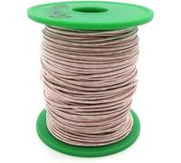 Filo Litz for antenna intrecciato in seta di poliestere multifilo da 0,07 mm - Conduttore in rame a 300 fili for un segnale migliorato(0.07x147x3m)