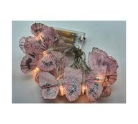 Filo luci natale Pre Qu' Italia D2685 Farfalle Rosa bianco caldo