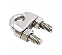 filo metallico, 1 pz 304 acciaio inossidabile M2/3/4/5/6/8/10/14/16 mm morsetto tipo U bulloni for cavi morsetti for ferramenta di sollevamento(M5 2pcs)