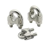 filo metallico, Bulloni for cavi con morsetto a U in acciaio inossidabile 304, ferramenta for il sollevamento M2 3 4 5 6 8 10 12 14 16 18(M3 (2PCS))