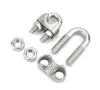 filo metallico, Morsetto tipo U in acciaio inossidabile 304 M2/3/4/5/6/8/10/12/14 mm Bulloni for cavi Morsetti for ferramenta di sollevamento(2pcs M3)