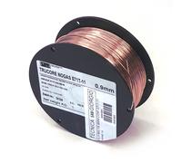 FILO MIG ANIMATO RAMATO PER FERRO Kg 1 ø 0.9 per saldatrice a filo NO GAS