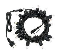 Lotti Filo luci Natale 20 luci - LED (6 + 1,5 mt) Giuntabile E14 Papaya Luce