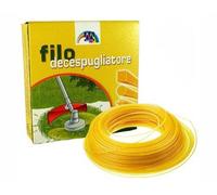 Filo nylon a stella ricambio decespugliatore MANIVER diametro 2,4 mm. 100 metri