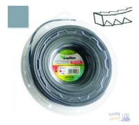 FILO NYLON ALLUMINIO PAPILLON QUADRO SEGHETTATO PER DECESPUGLIATORI mm 3,5 - MT