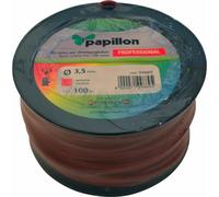 FILO NYLON QUADRO 5 MM DA 100 METRI PER DECESPUGLIATORE " PROF " PAPILLON