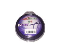 FILO NYLON SEGHETTATO X DECESPUGLIATORE TAGLIAERBA Ø3,3 - 4mm PLATINO ACTIVE