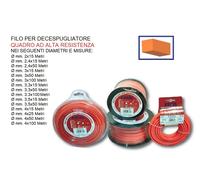 Filo Nylon x DECESPUGLIATORE Quadro mm. 2-2,4 -3- 3,3-3,5-4/ALTISSIMA RESISTENZA
