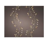 Filo Oro 960 luci - MICROLED Bianco caldo (12 + 5 mt) 8 Giochi di luce LUMINEO IP44 496709