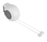 Filo per Biancheria Retrattile 2 x Doppia Linea di Lavaggio Retrattile Filo Stendibiancheria Retrattile da Parete per Bagno, Lavanderia, Balcone, Giardino 40 KG