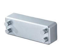 Filo per bucato retrattile | doppio abbigliamento a scomparsa | Cavo gemellare Retractabics Waschline design a parete per lavanderia interna ed esterna in bagni, balconi o giardini