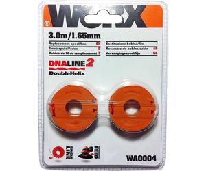 Filo per decespugliatore a batteria Worx 20 V WA0004 2 pz Arancio