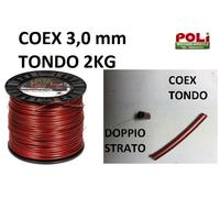 FILO PER DECESPUGLIATORE COEX LINE SUPER RESISTENTE TONDO 3,0 MM X 2.2kg 279 mt