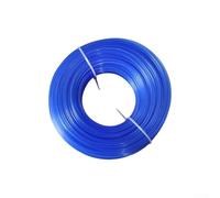 Filo per decespugliatore in nylon a doppio polimero, 100 m, per un uso a basso rumore e per prestazioni durature, per un taglio efficiente per attrezzi da giardino e prato (blu)