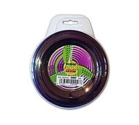 FILO PER DECESPUGLIATORE NYLON ACTIVE PLATINO 4.0mm SEZIONE SEGA TIPO CORDA -