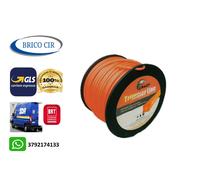 FILO PER DECESPUGLIATORE QUADRATO 2.7mm bobina 150mt taglaerba cavo matassa