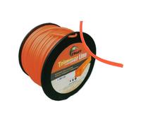 FILO PER DECESPUGLIATORE QUADRATO 4MM BOBINA 100MT TAGLIAERBA CAVO MATASSA ROSSO