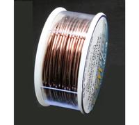 Filo per lavori artigianali The Beadsmith Wire Elements - Resistente all'appannamento, temperato morbido, rotondo, colore rame antico - Bobina da