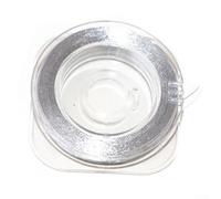 Filo per legare la canna da pesca in tessuto multistrato, 50 m, per un efficace avvolgimento (argento 300D)